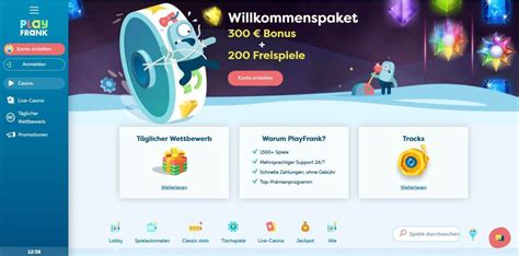 PlayFrank Casino Erfahrungen und Bewertung .